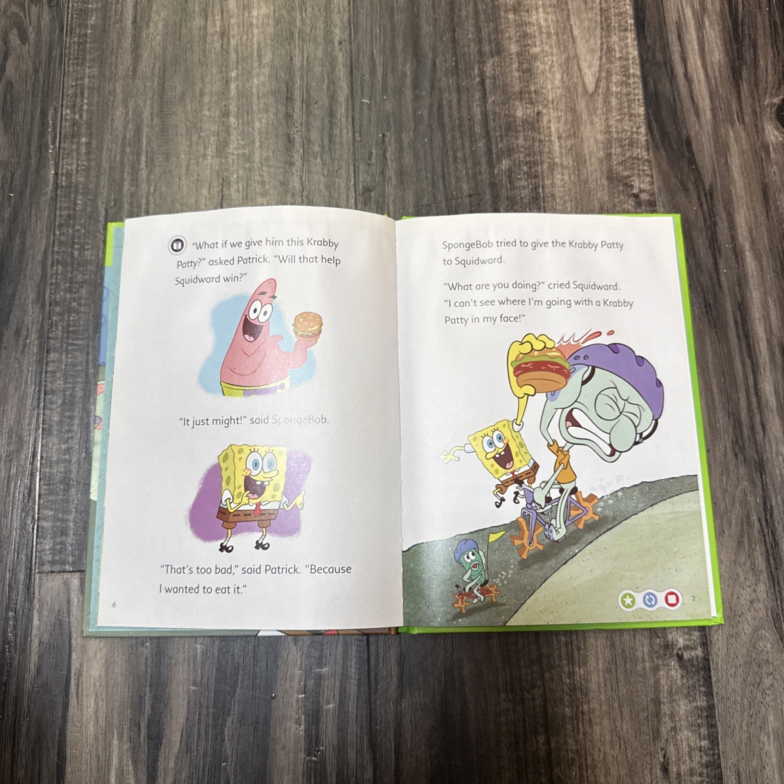 LeapFrog Tag, LeapReader book — SPONGEBOB SQUAREPANTS: TOUR de BIKINI BOTTOM