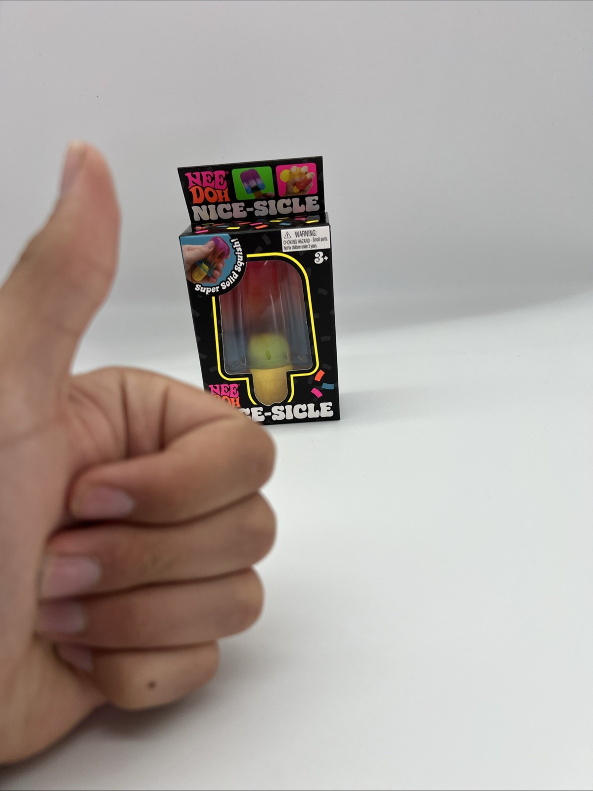 RARE MISPRINT! 😮 Nee Doh Nice-Sicle Popsicle NEEDOH -Red, White, and Blue ERROR