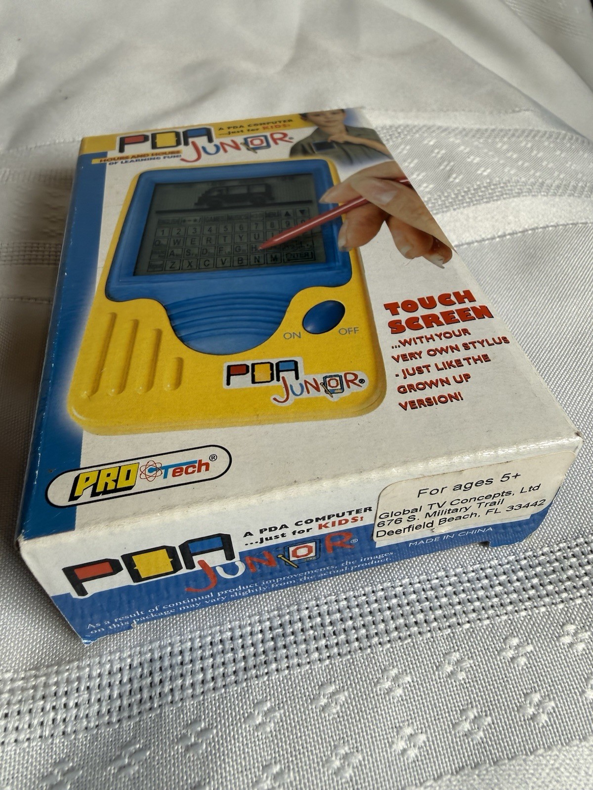 Vintage 2003 Pro Tech PDA Junior Kids Educational Touch Screen Toy NEW In Box