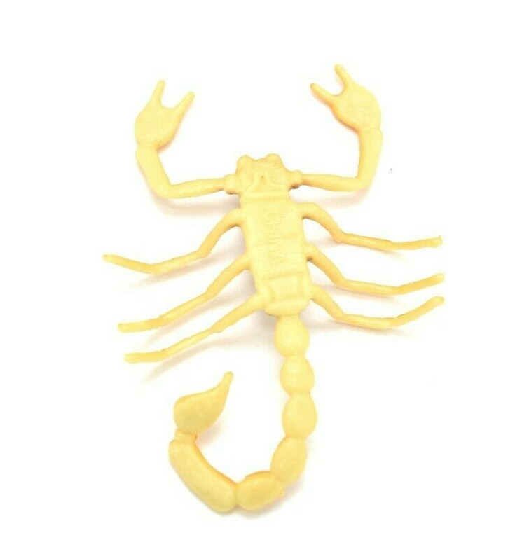 Scorpion Orange Black Plastic 2.5 inches Length – F1055 B190