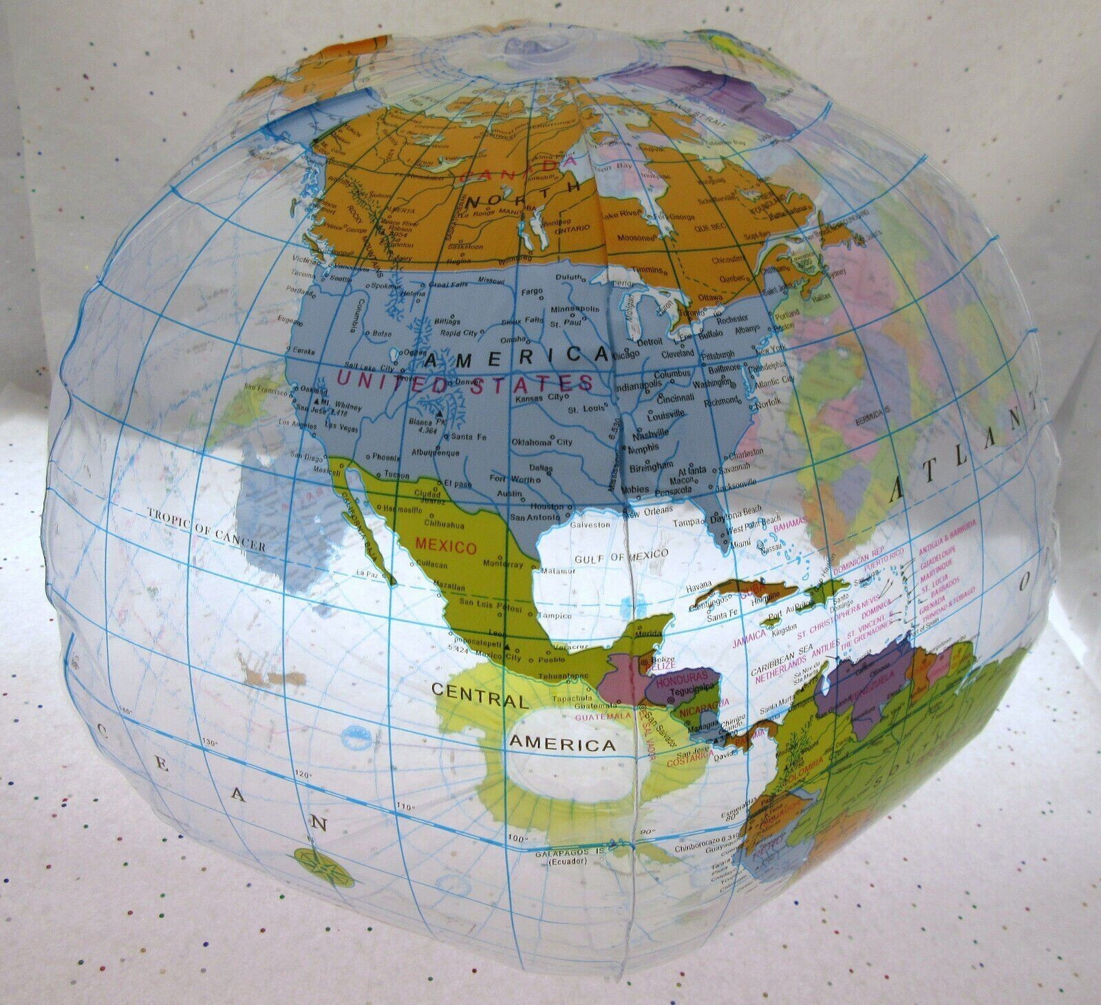 Teaching Tree Inflatable Globe Beach Ball Education Homeschool 11.5” NIP 🌎