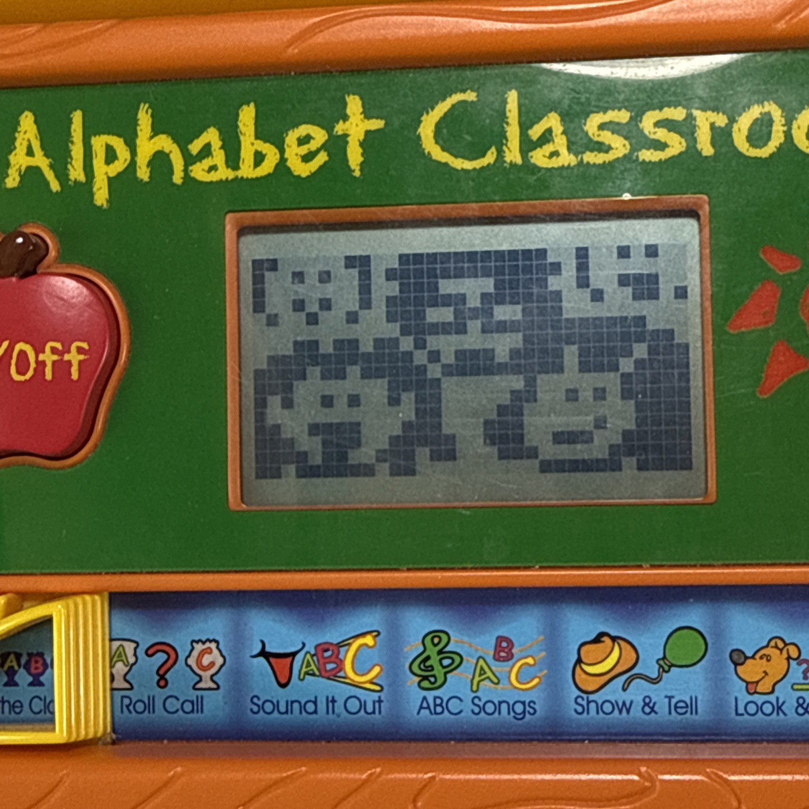 RARE Vtg VTech Interactive Alphabet Classroom Learning Toy Yellow – WORKS!