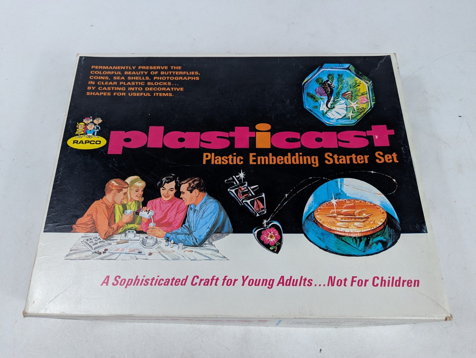 Vintage RAPCO Plasticast Embedding Starter Set Resin Craft Kit 1960s
