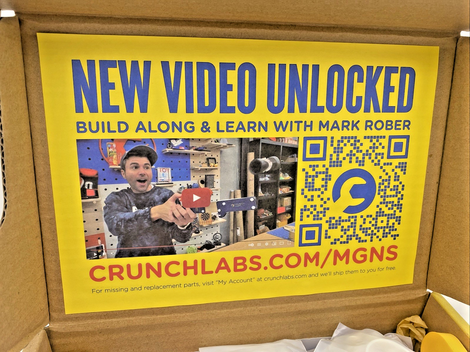 Crunch Labs Magnus Flyer STEM Kit Mark Rober Building Box