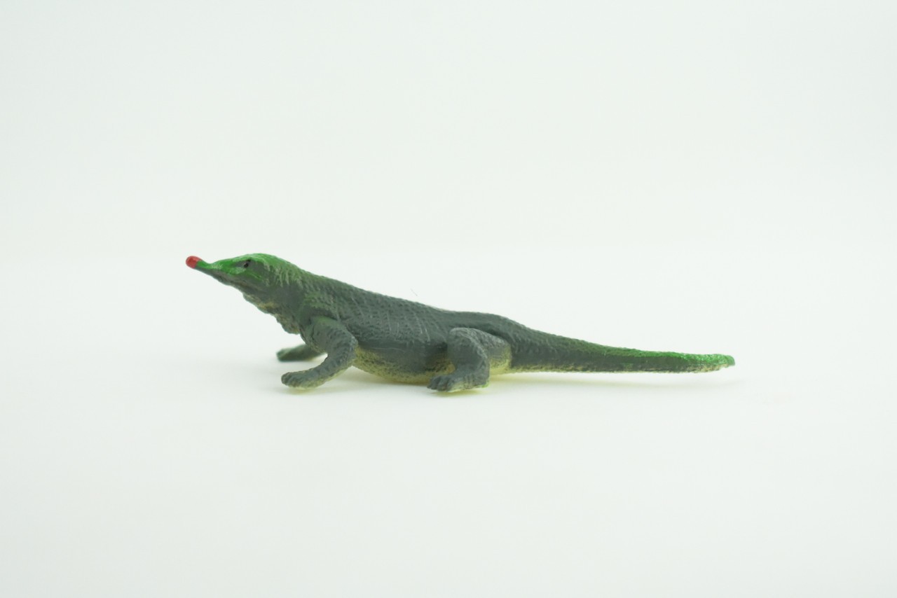 Toy Lizard North American Green Anole, Hand Painted Rubber Toy 2.5″ WR37B197