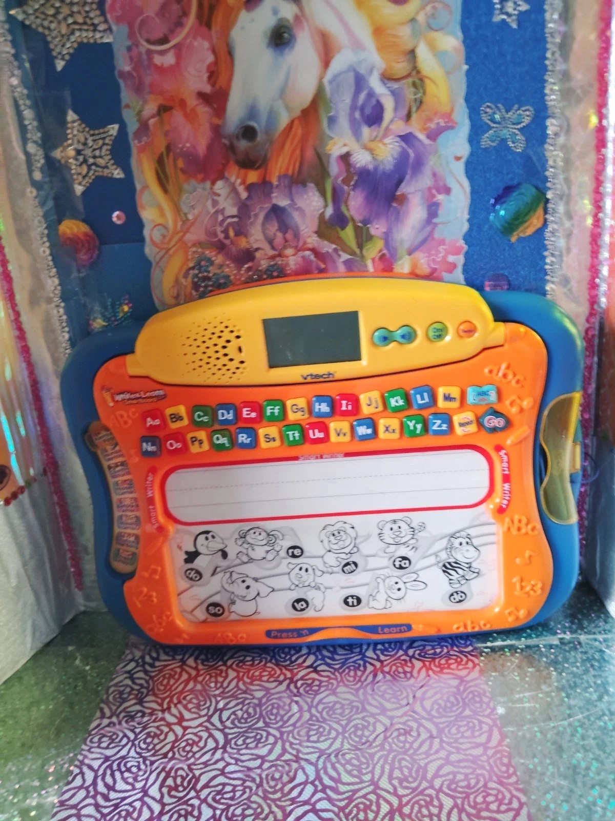 🦄Vtech / Kids Talking Write & Learn Press ‘n Learn 16″L X12″W Smartboard!