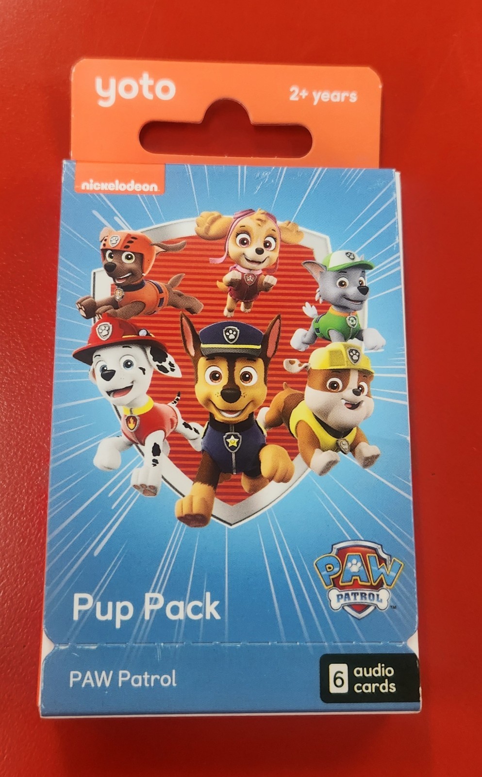 Yoto PAW Patrol Pup Pack Audio Card Collection (6 Card Pack)