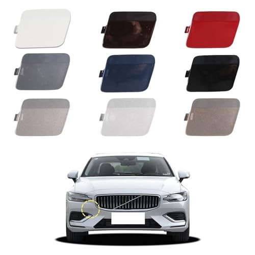 Car Front Bumper Tow Hook Cover Compatible With Volvo S60 V60 2020 Lava Red
