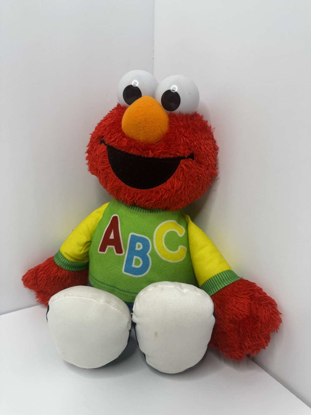 ABC’S ELMO 2018 Sesame Street 13” SINGING Plush Playskool Hasbro Works