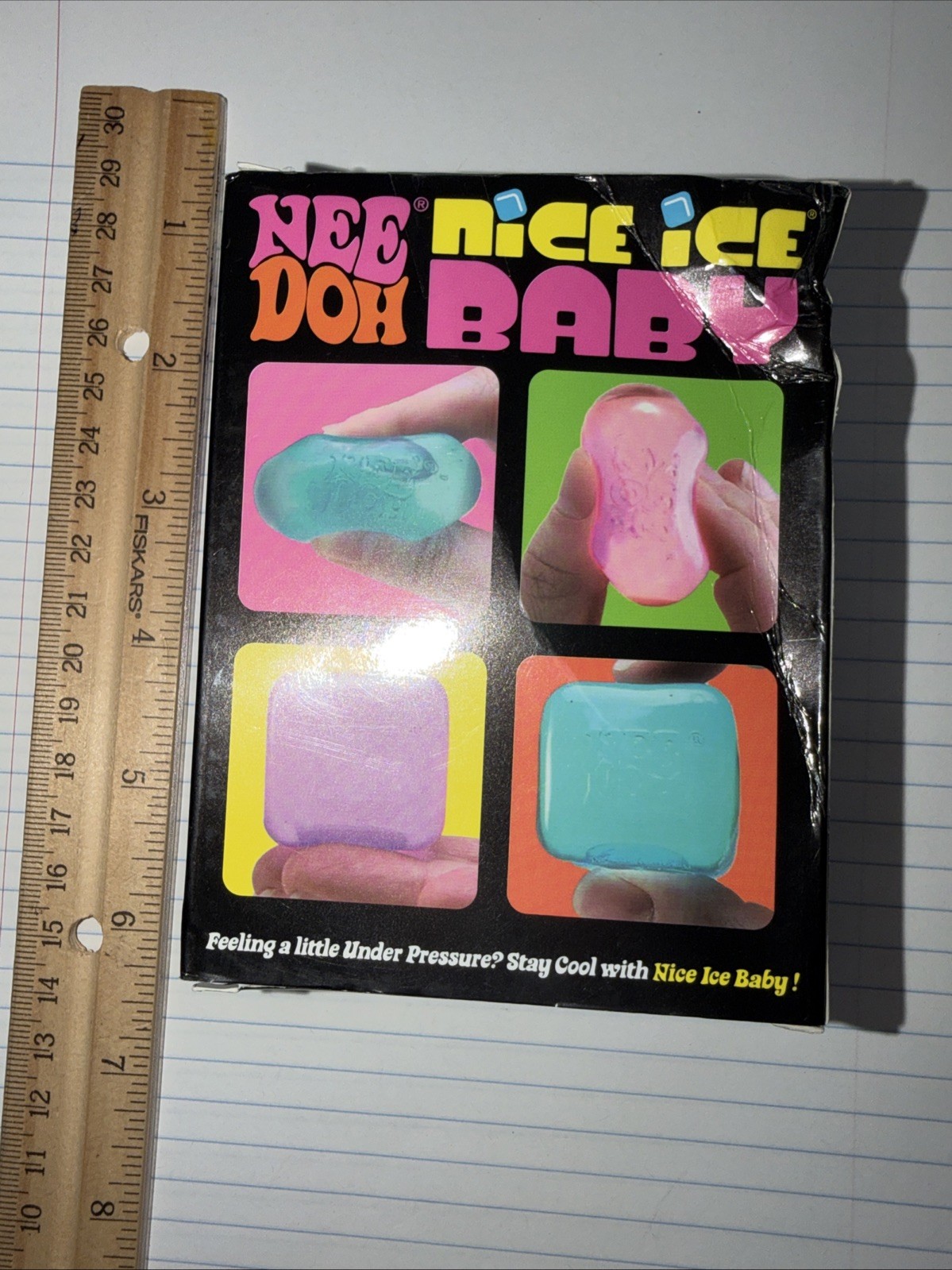 Authentic Needoh Nice Ice Baby 4 Mini Cubes New! Fast Shipping!