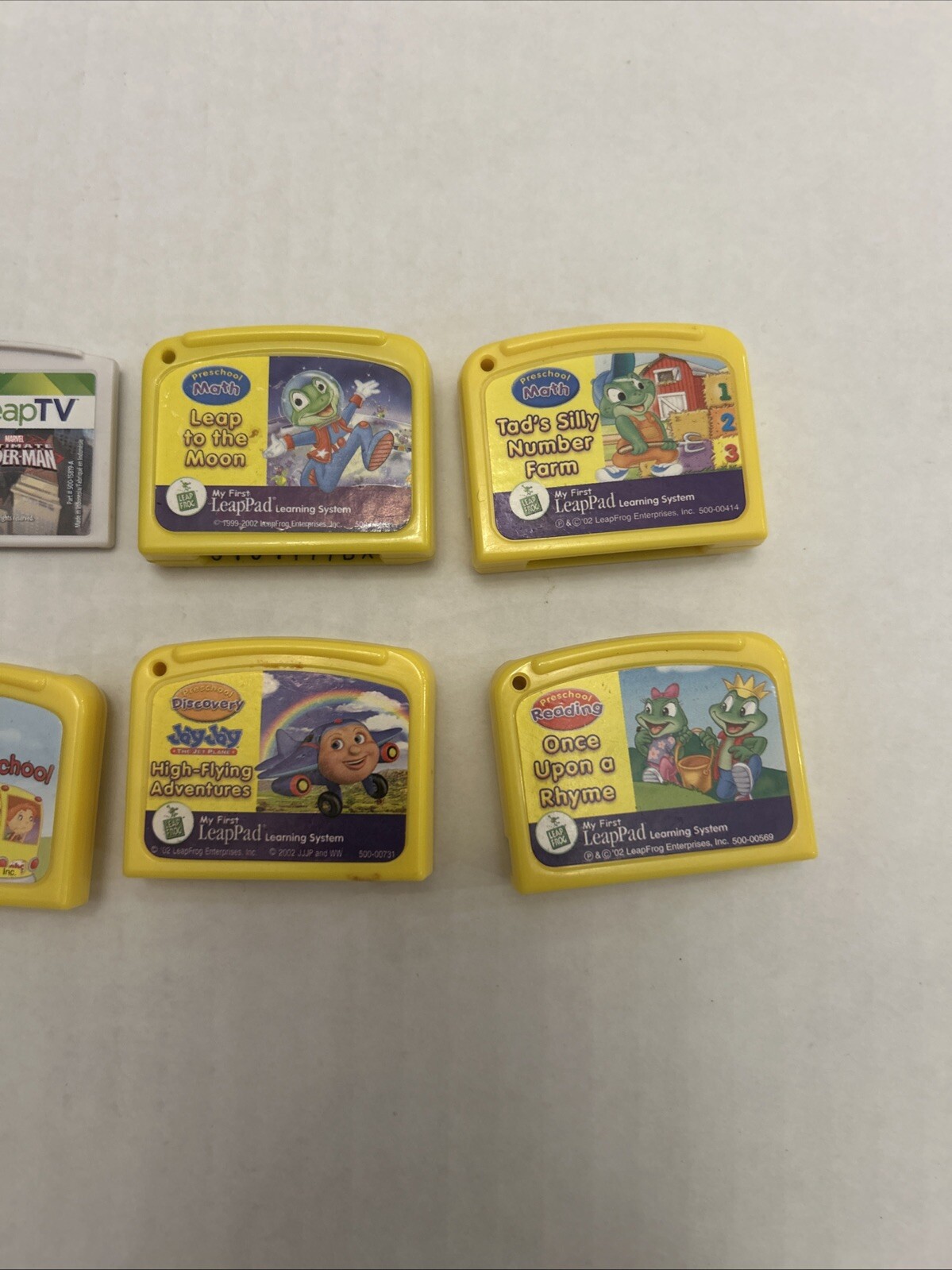 Lot Bundle Leap Frog Fisher Price Power Touch Games TV Elmo Dora Spiderman