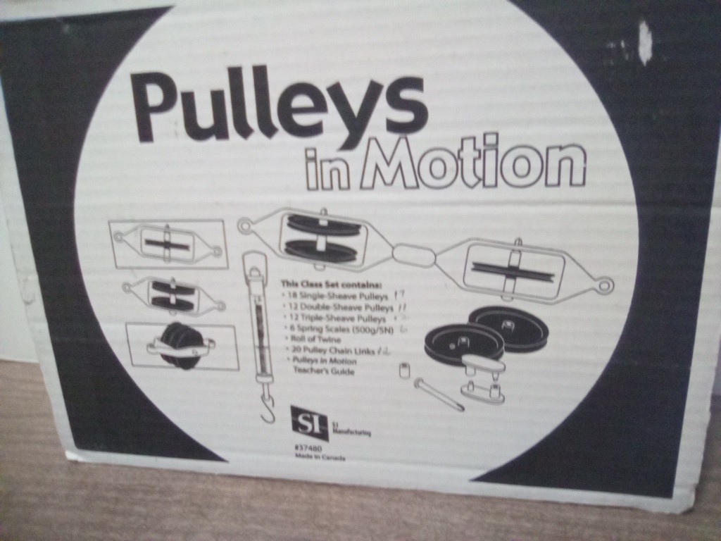 Science Pulleys in Motion Hands-on Activities and Experiment Set & Teacher Book