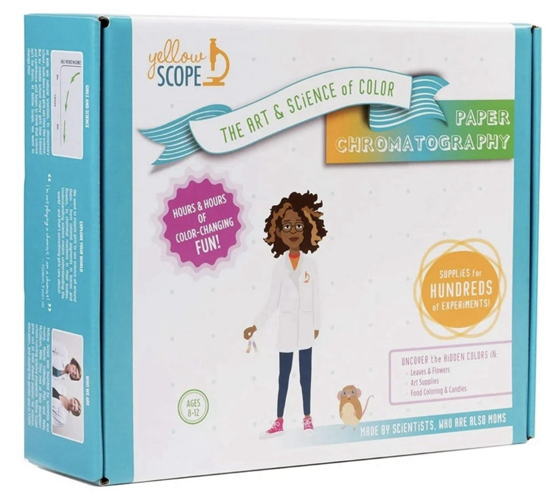 Yellow Scope Girls Science Kit – Art & Science Of Color – Paper Chromatography