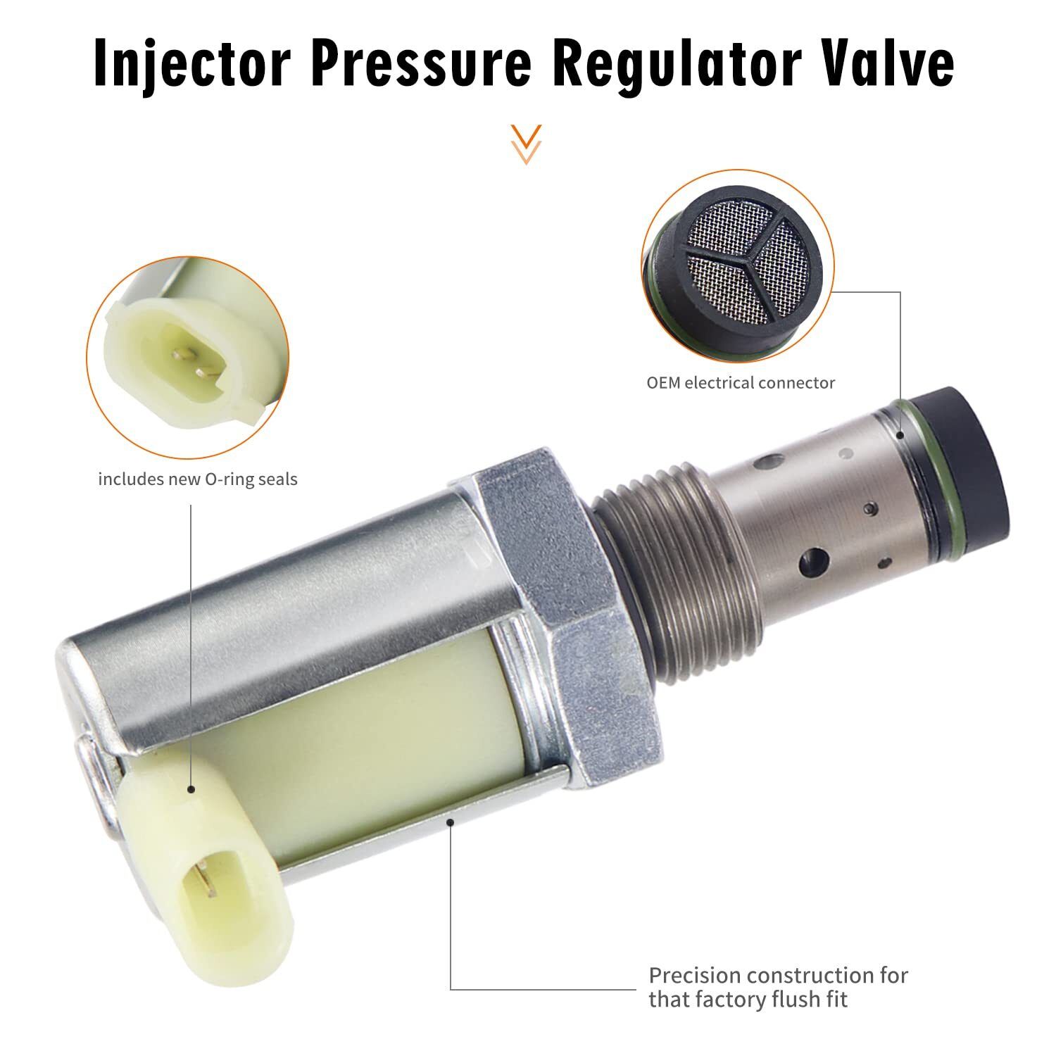 6.0 Powerstroke Injector Pressure Regulator ＆ ICP Control Sensor for New