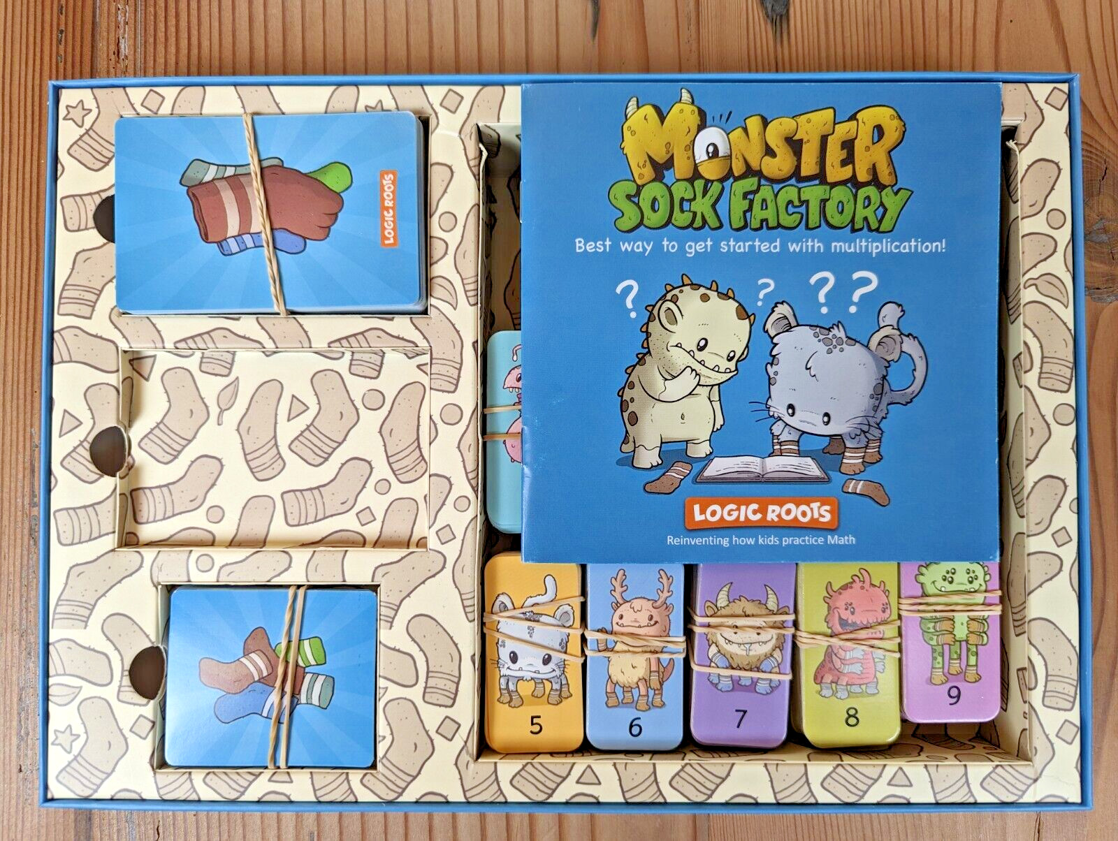 Logic Roots Monster Sock Factory Multiplication Game Social Math Practice STEM