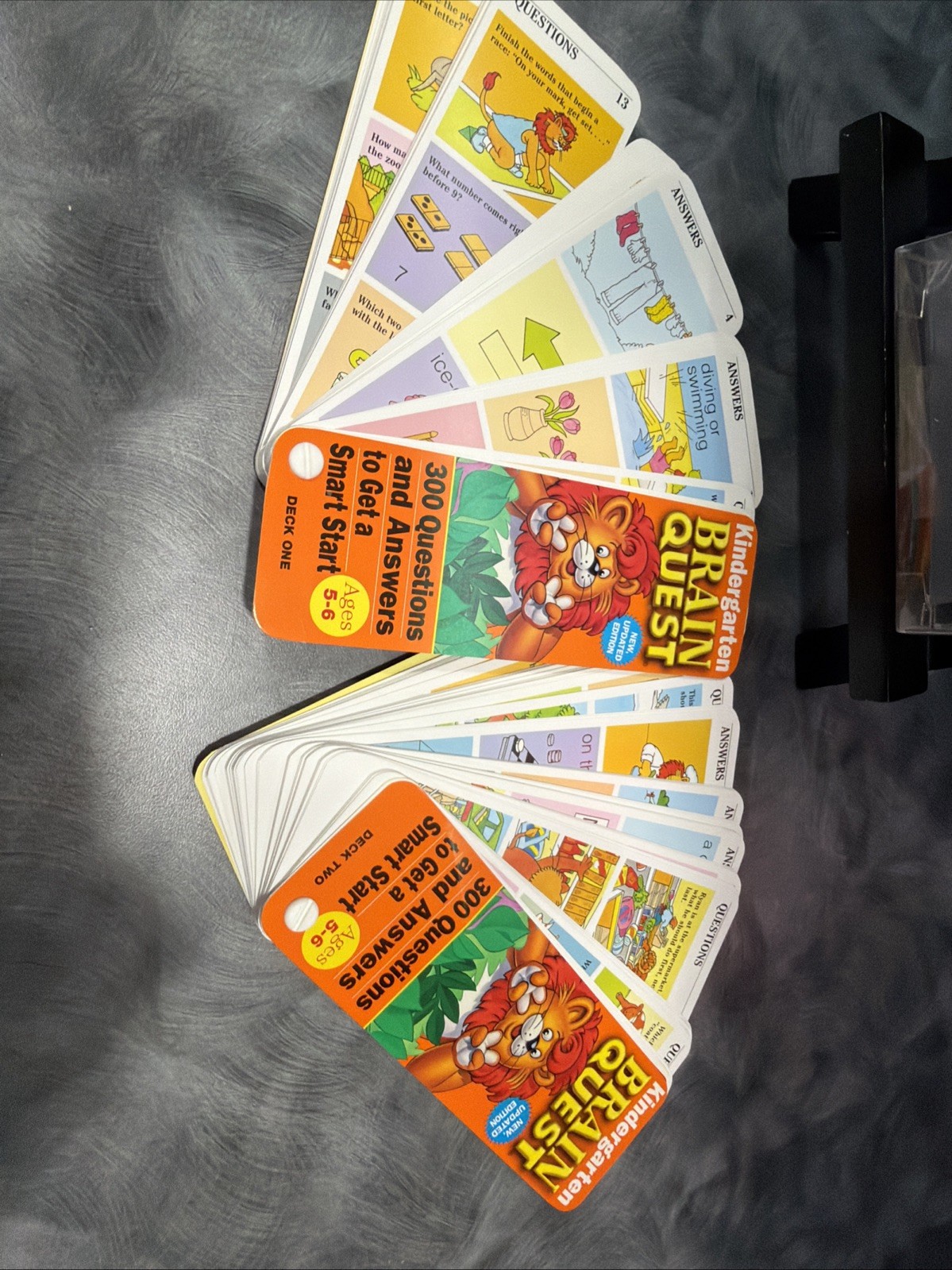 Brain Quest Kindergarten Ages 5-6 300 Q’s Rare, Special Flat Pack, Very HTF!