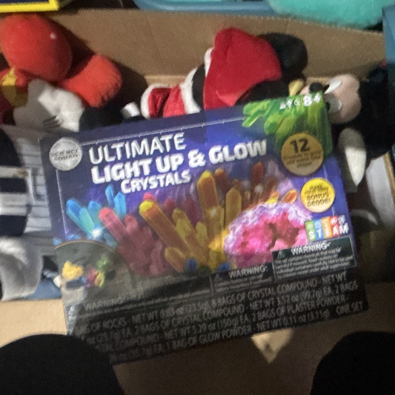 4M Ultimate Light Up & Glow Crystals Lab Science Kit, Ages 8-11