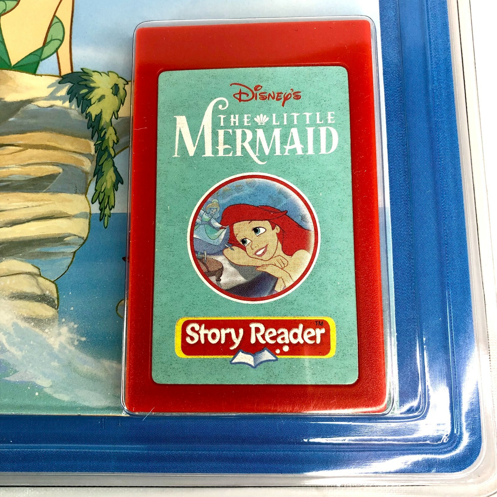 Story Reader – Disney The Little Mermaid Paperback Storybook 2004 – Book & Cart