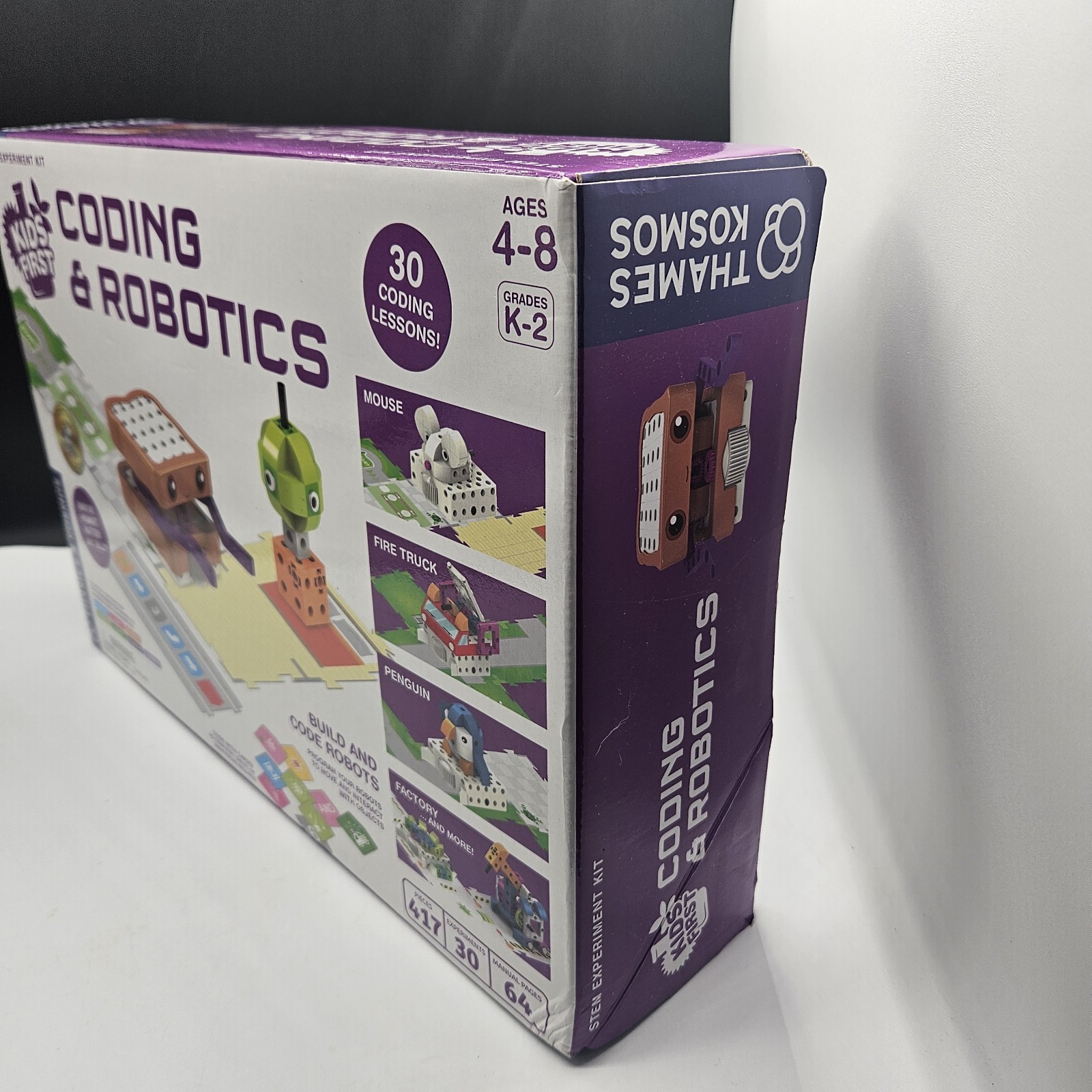 First Kids STEM Robotics & Hands-On Coding kit for Ages 4-8, Thames Kosmos NEW
