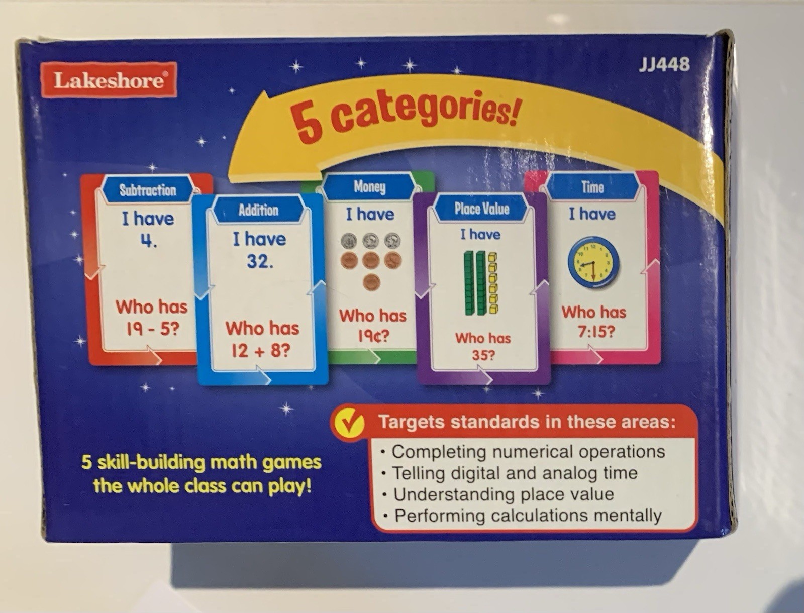 Wrap Around Math Games 💥 Lakeshore Grades 1-2 JJ448 Education Stem homeschool