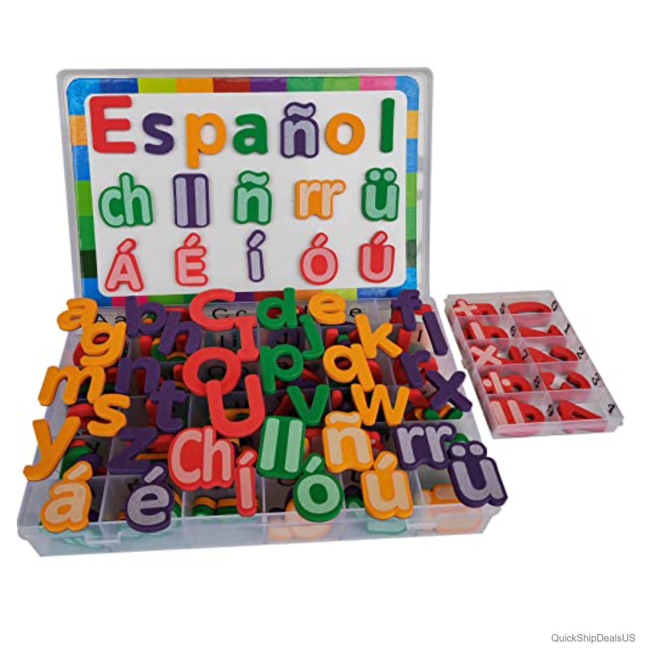 Magnetic Alphabet Letters Numbers Spanish English Bilingual EVA Foam Classroom