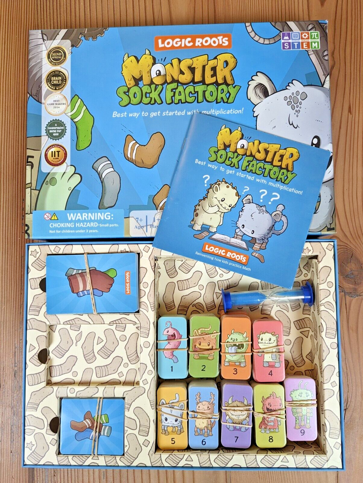 Logic Roots Monster Sock Factory Multiplication Game Social Math Practice STEM