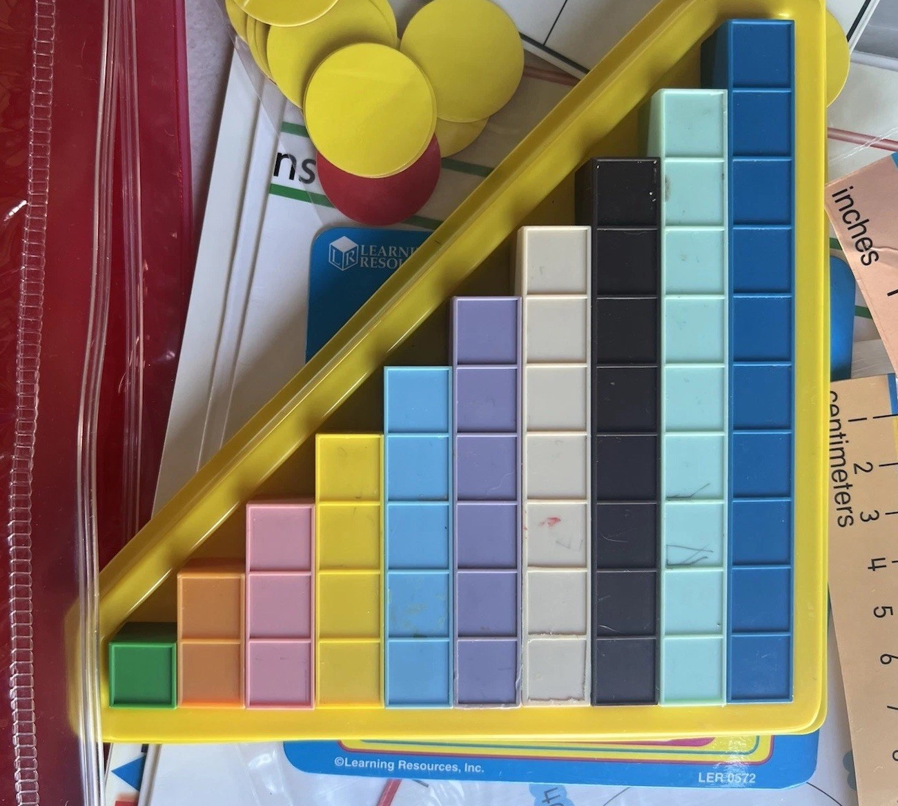 Harcourt Brace Math Manipulatives Elementary Kit
