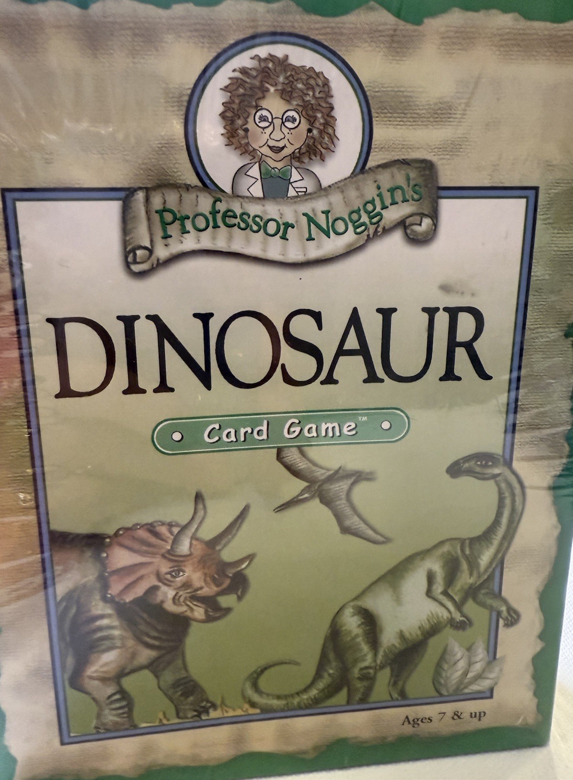 Professor Noggin’s Dinosaurs Educational Card Game by Outset Media NEW/Sealed A6