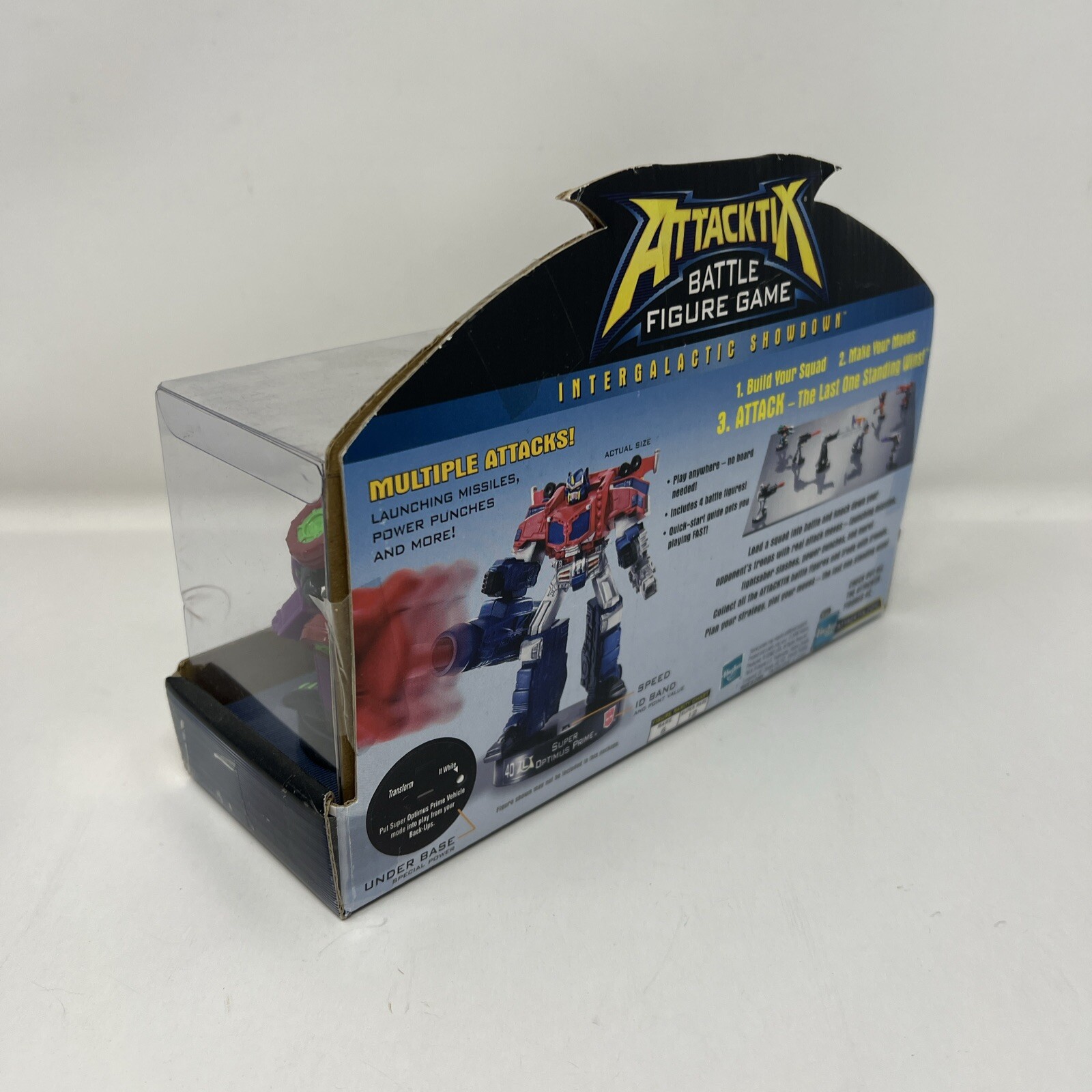 Transformers Attacktix Battle Game w/ Skyblast Overhaul Dirtboss Figures New