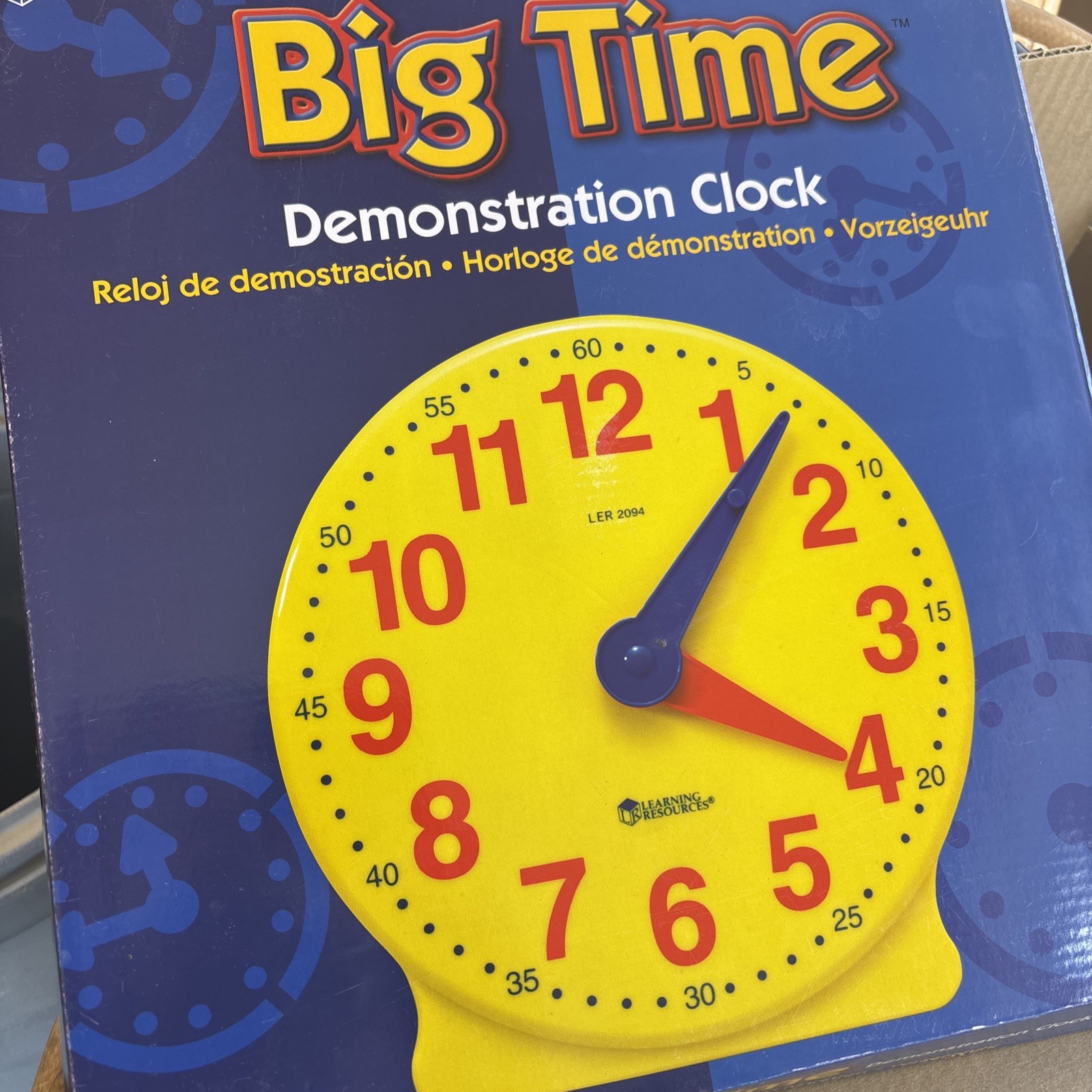 Big Time Demonstration Clock 13”