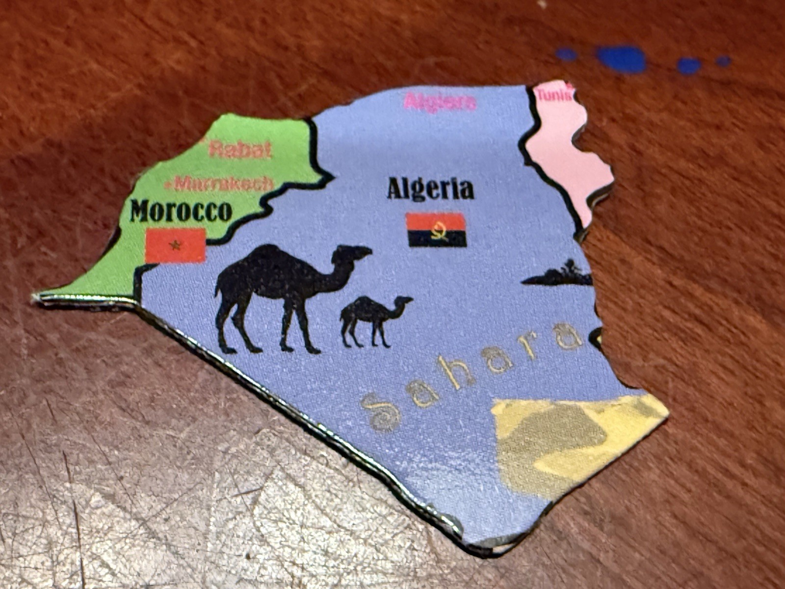 Ata-Boy Magnetic World Map Play-n-Learn Algeria