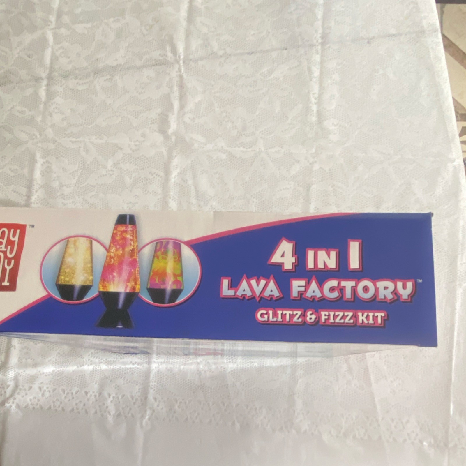 Anker Play Products 4 in 1 Lava Factory Glitz & Fizz Kit Lava Lamp Ages 8+