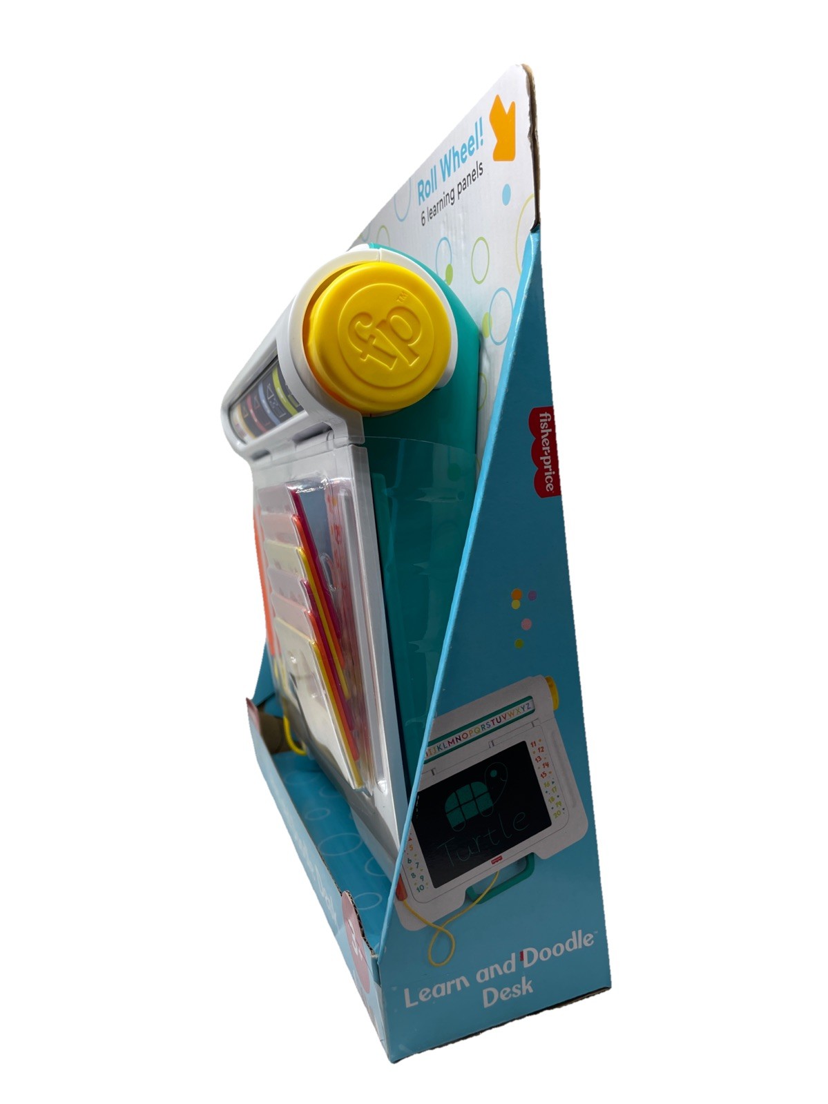 Fisher-Price Learn & Doodle Desk LCD Writing Pad 6 Learning Panels FREE SHIPPING