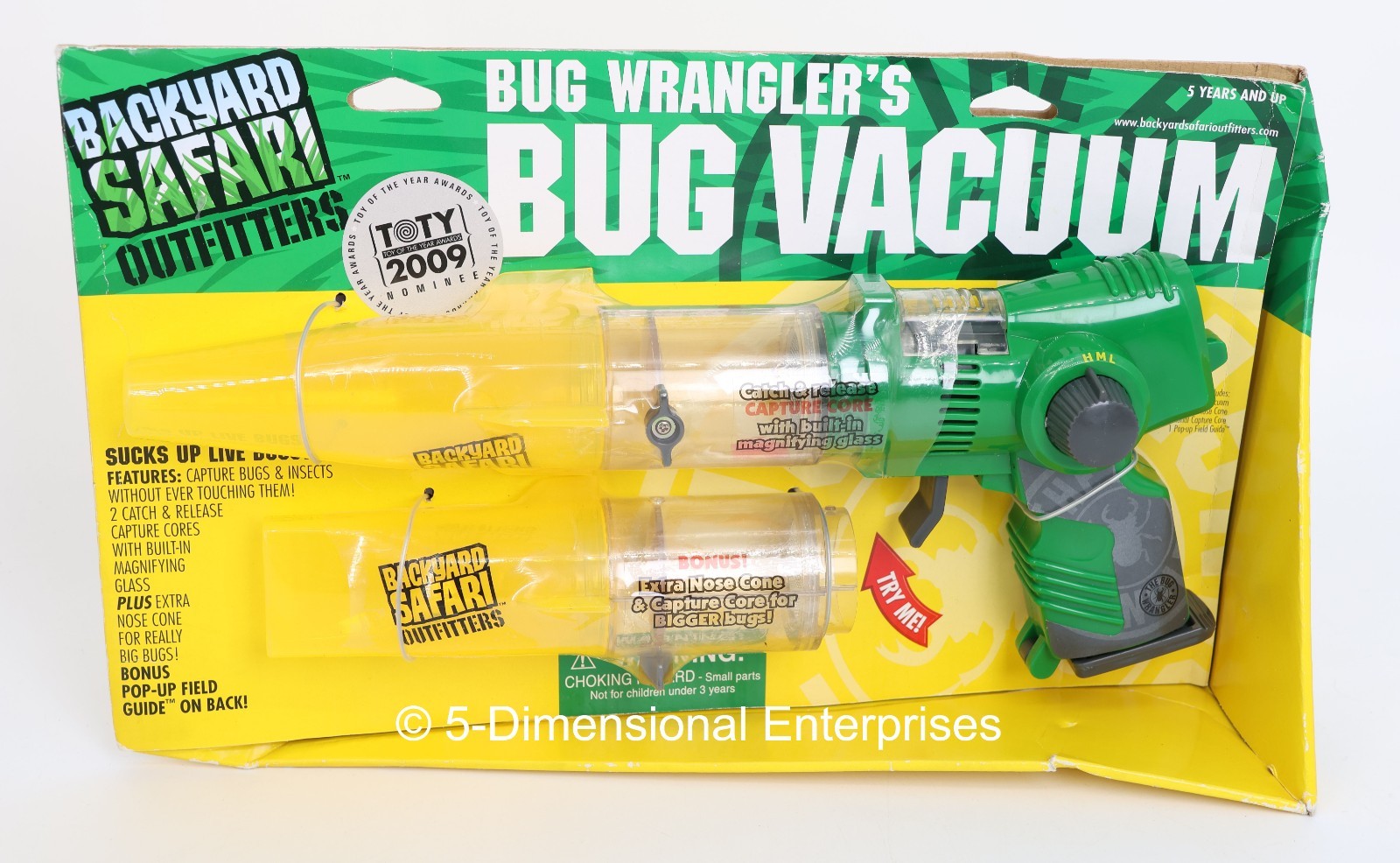 Bug Wrangler’s BUG VACUUM Toy + Field Guide – Eco-Friendly Catch / Release NEW