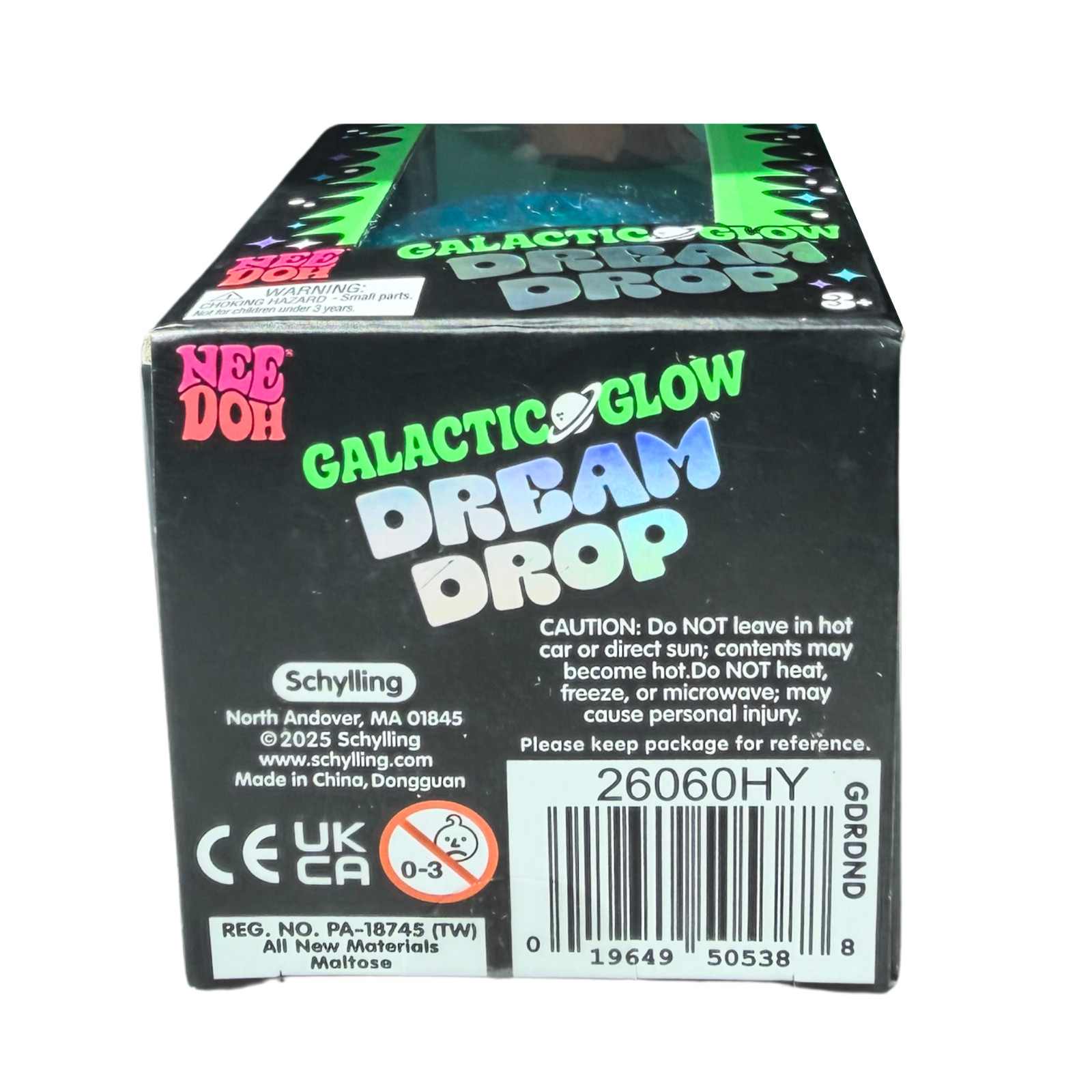 RARE Needoh Galactic Glow Dream Drop Blue Squishy Toy AUTHENTIC New