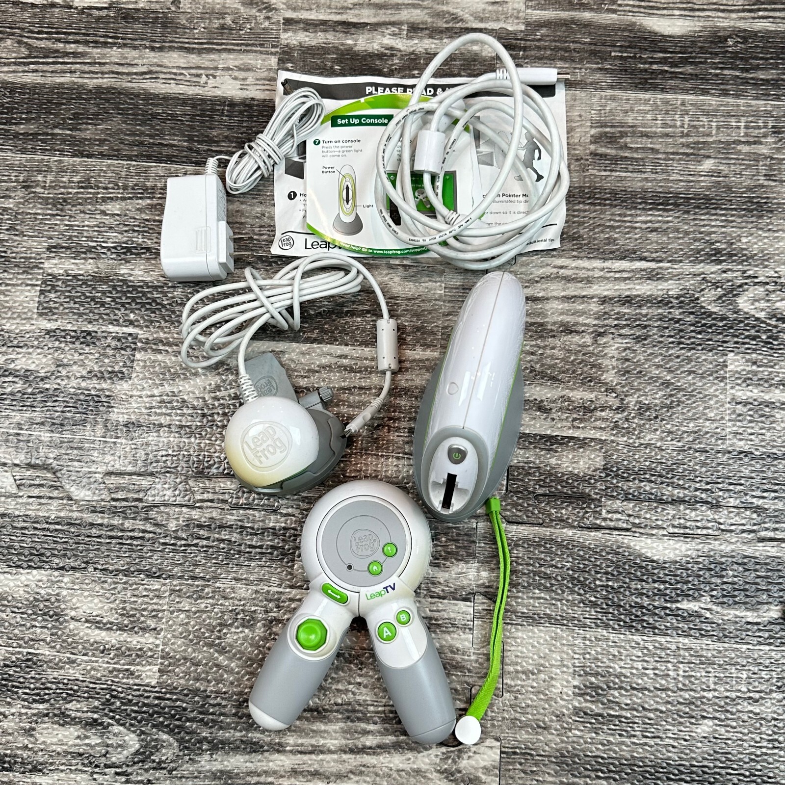 Leap TV Educational System + Lot Of 4 Leap Frog Video Games New & Used LeapTV