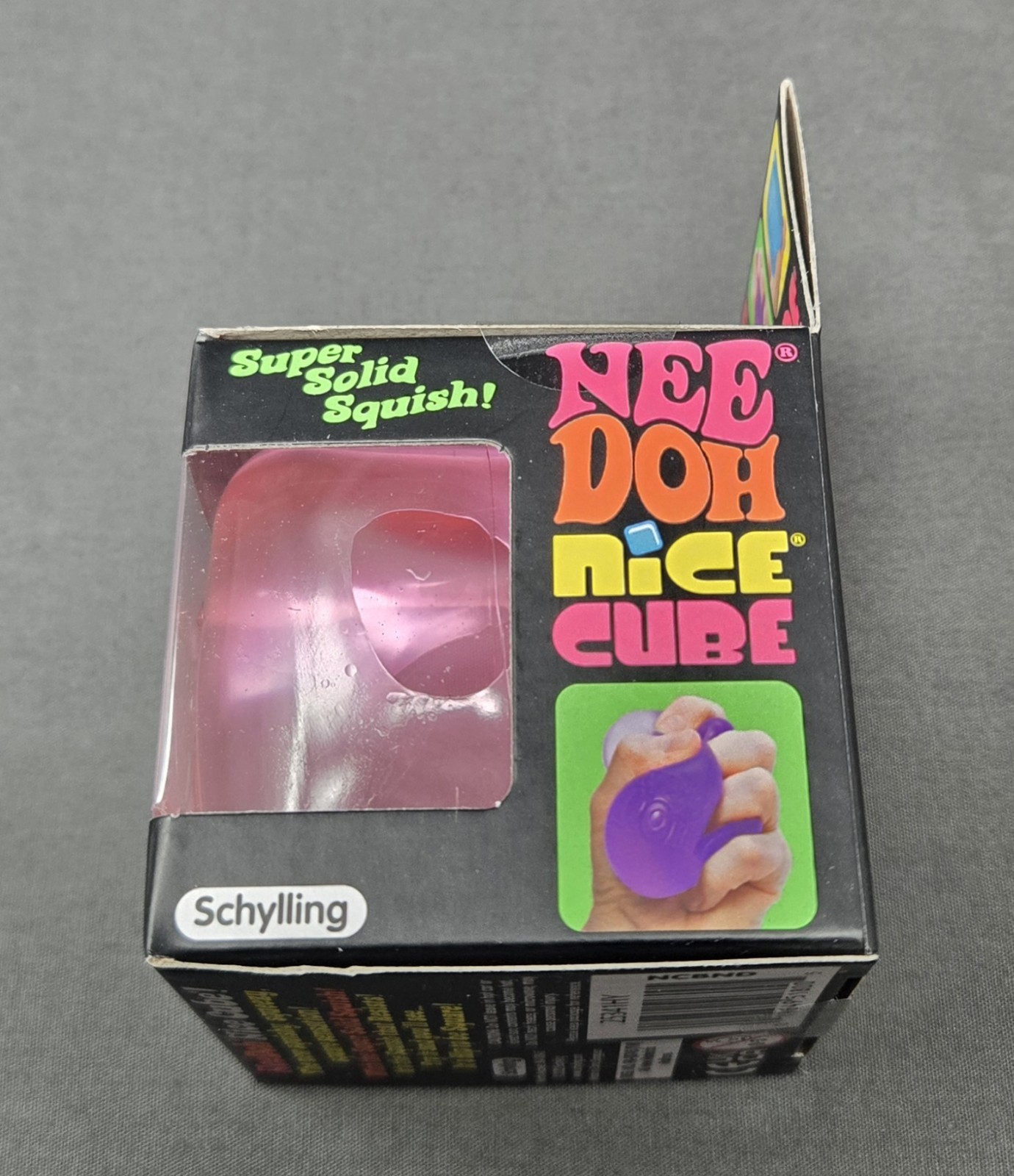 Nee Doh Nice Cube Super Solid Squish (Lot of 10) Blue Purple Pink – NEW