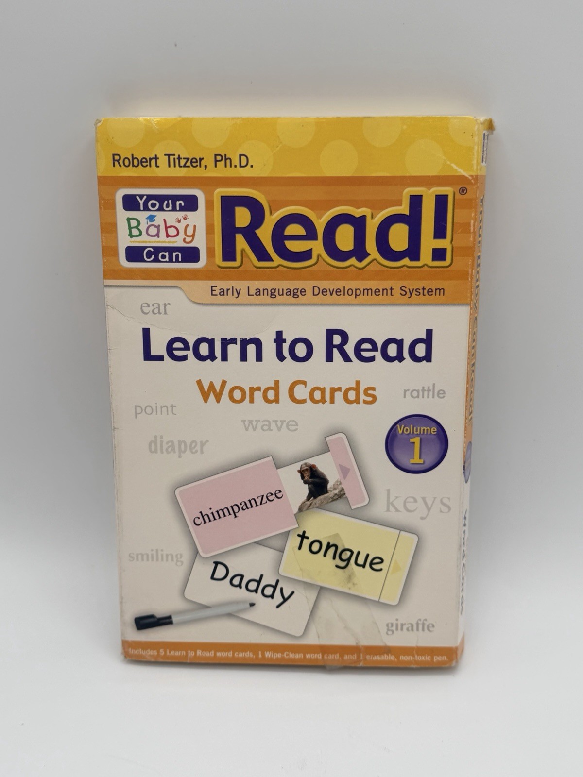 Your Baby Can Read Learn Set / DVDs Books Cards Bundle Lot of 16