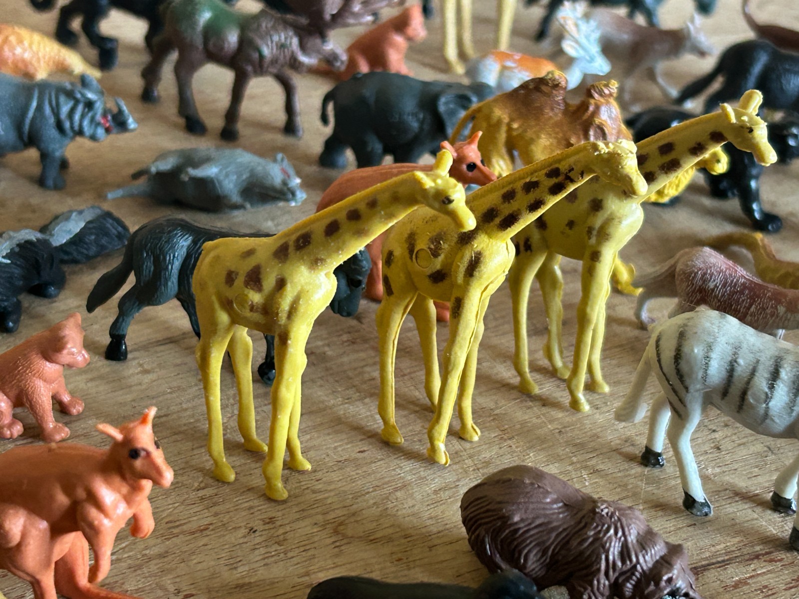 Toy Animal Junk Drawer Lot 90+ Mini Miniature Safari Outback Forest Zoo Crafts