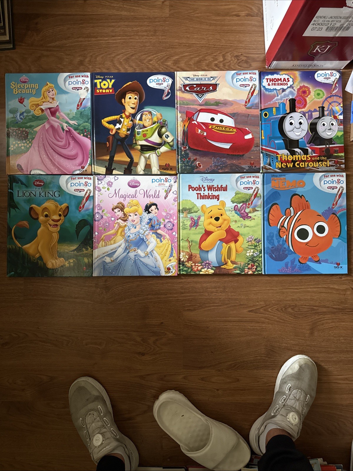 Poingo Books Lot of 8 – Cars, Toy Story, Finding Nemo, Lion King & more