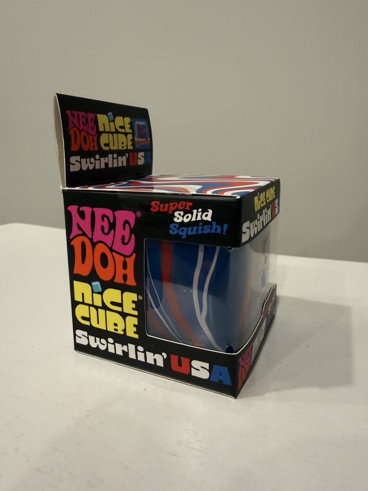Schylling Needoh Nice Cube Swirlin’ USA 2.5″ Viral