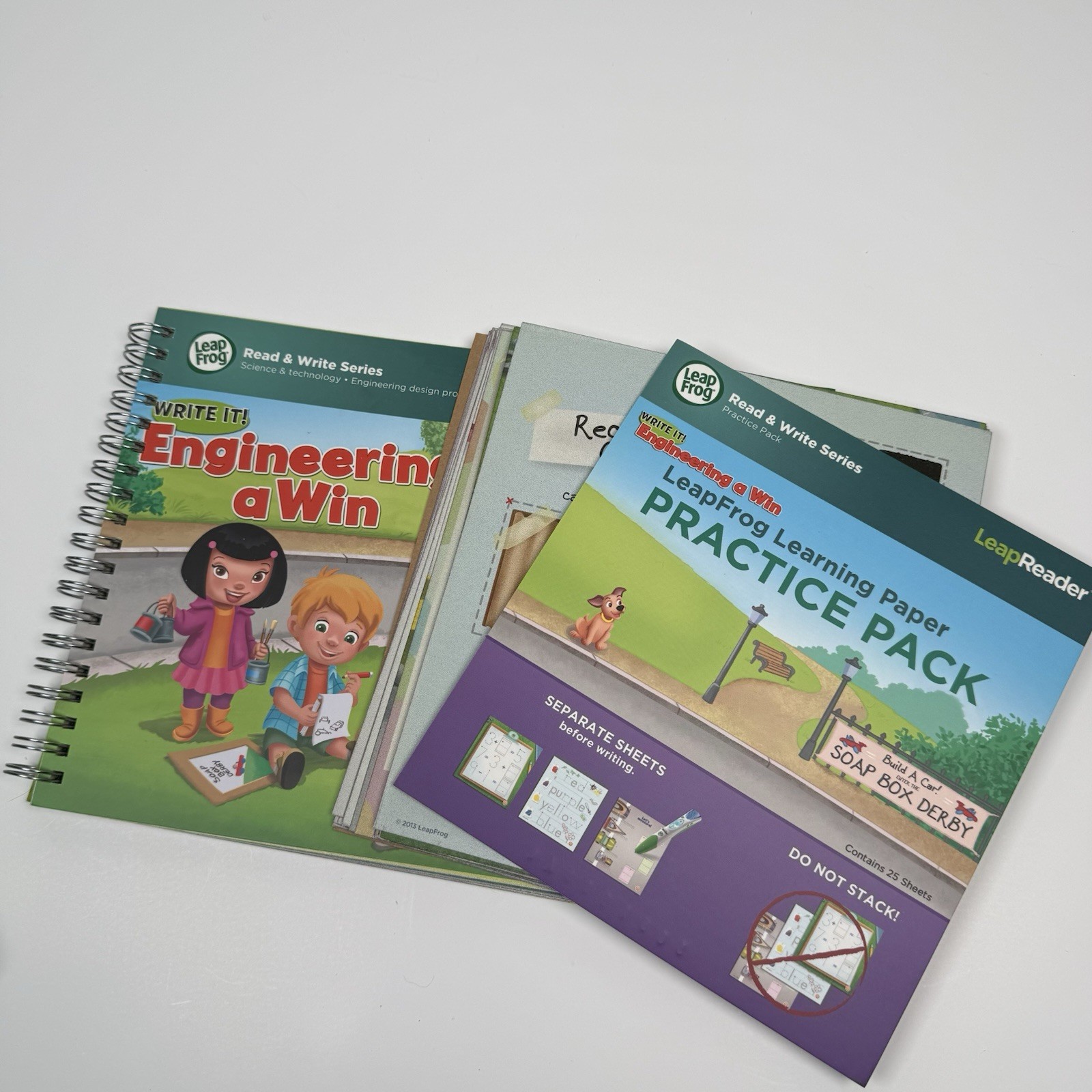 LeapFrog LeapReader Activity Set Read Write Series Writing Science 4-8 Age New