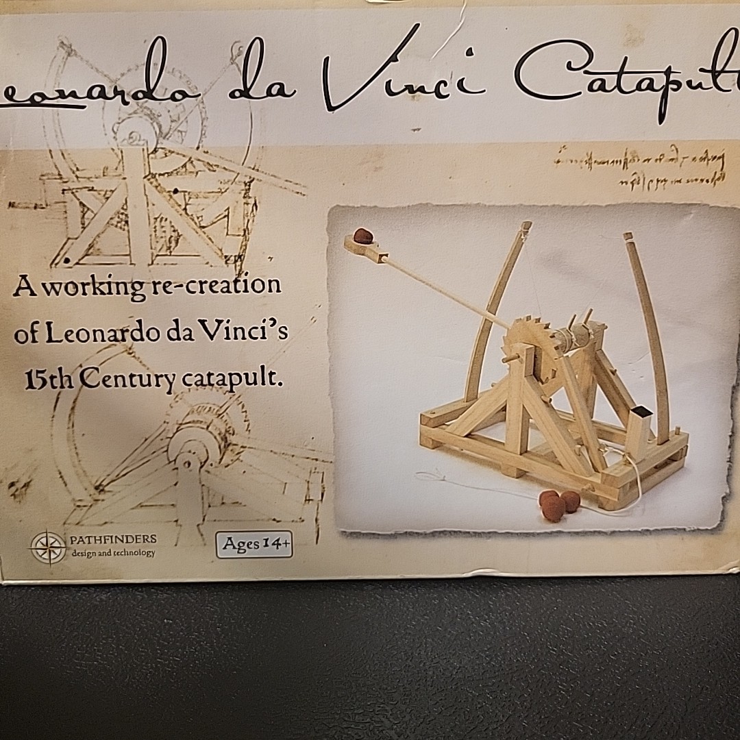 Leonardo Da Vinci Catapult Wood Construction Kit Pathfinders Design