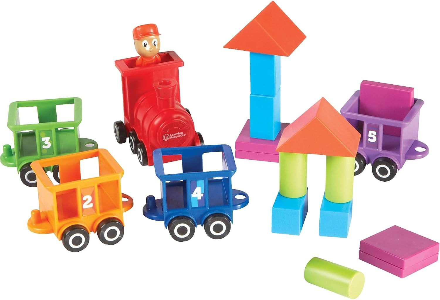 Count & Color Choo Choo, Interactive Train Learning Toy, 21 Pieces, Ages 2+