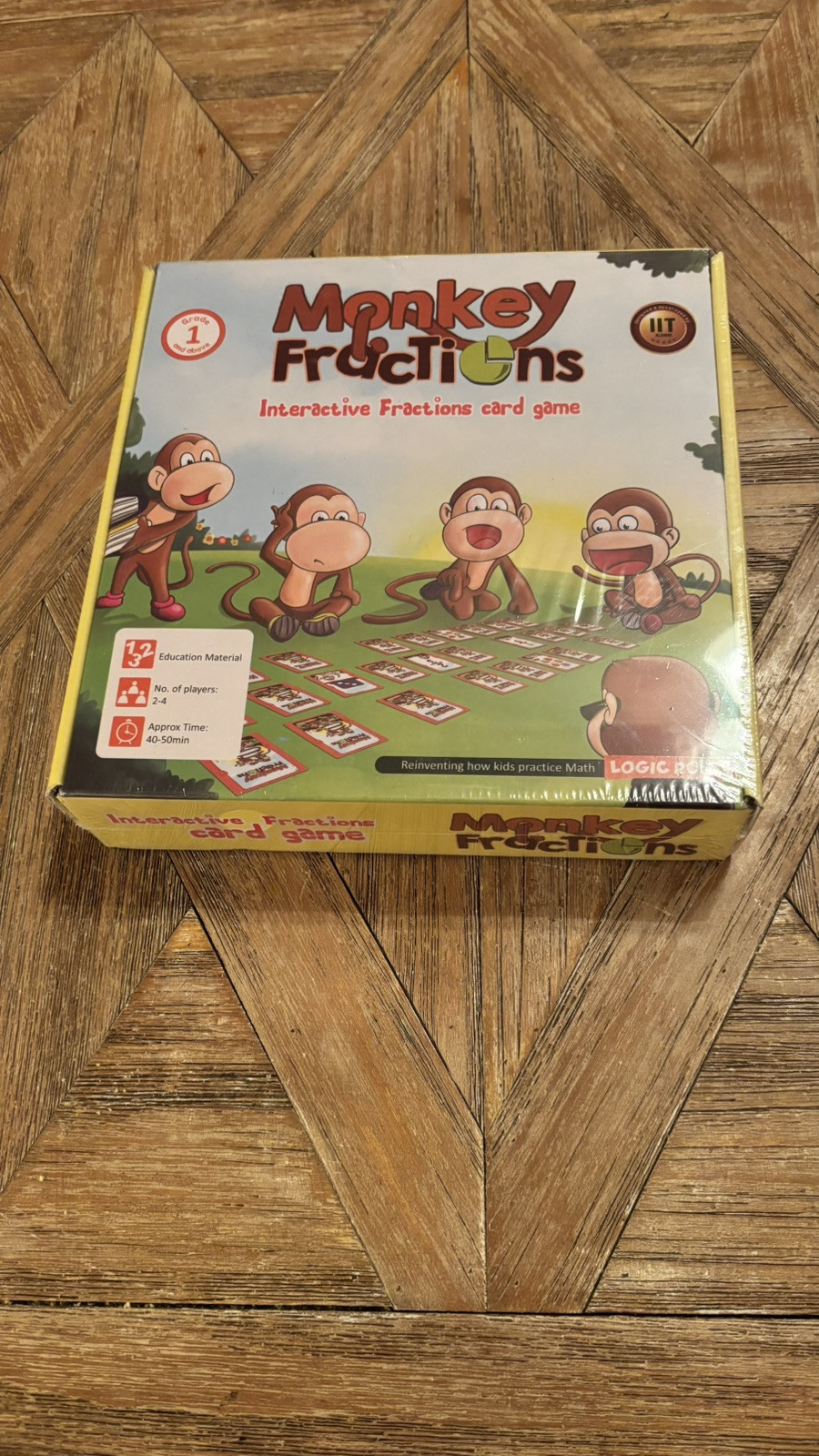 Monkey Fractions Interactive Fractions Game Grade 1&up Logic Roots..SEALED/NEW