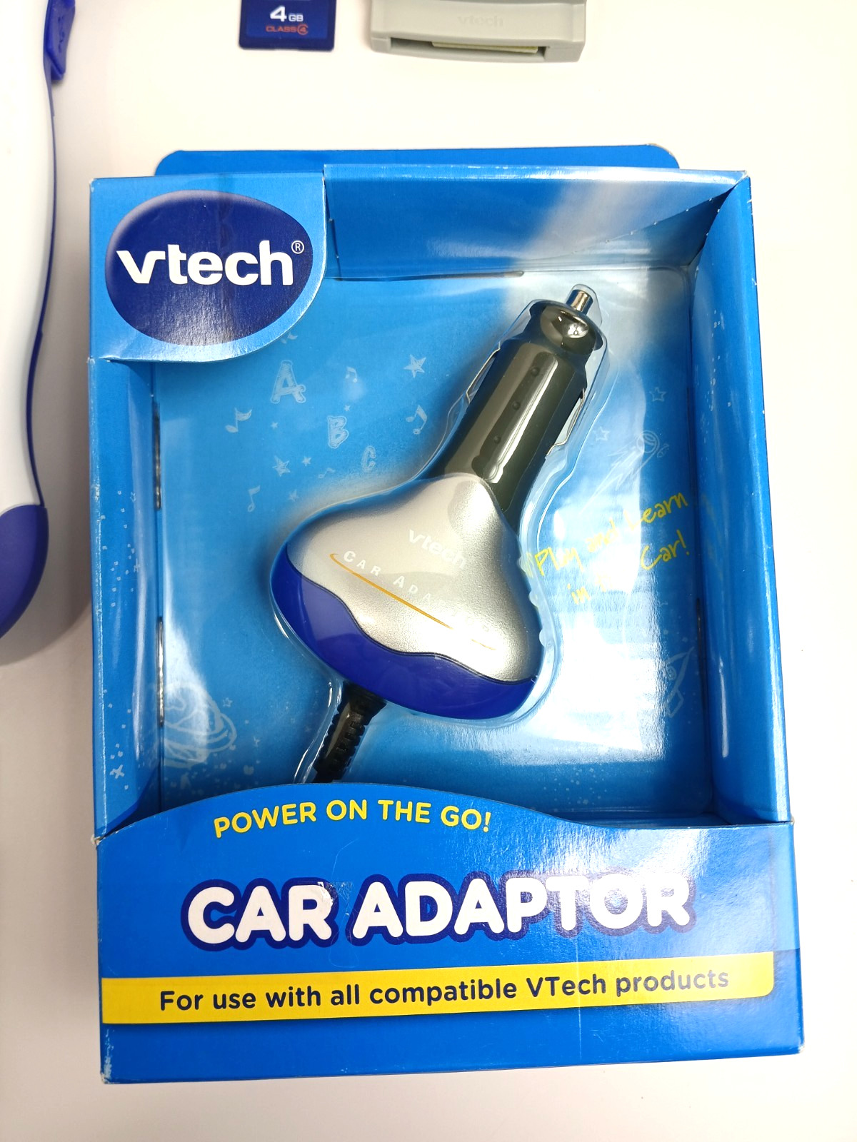 Vtech Innotab 2 Educational Learning Tablet Stylus Game Car Adapter 4Gb SD Card
