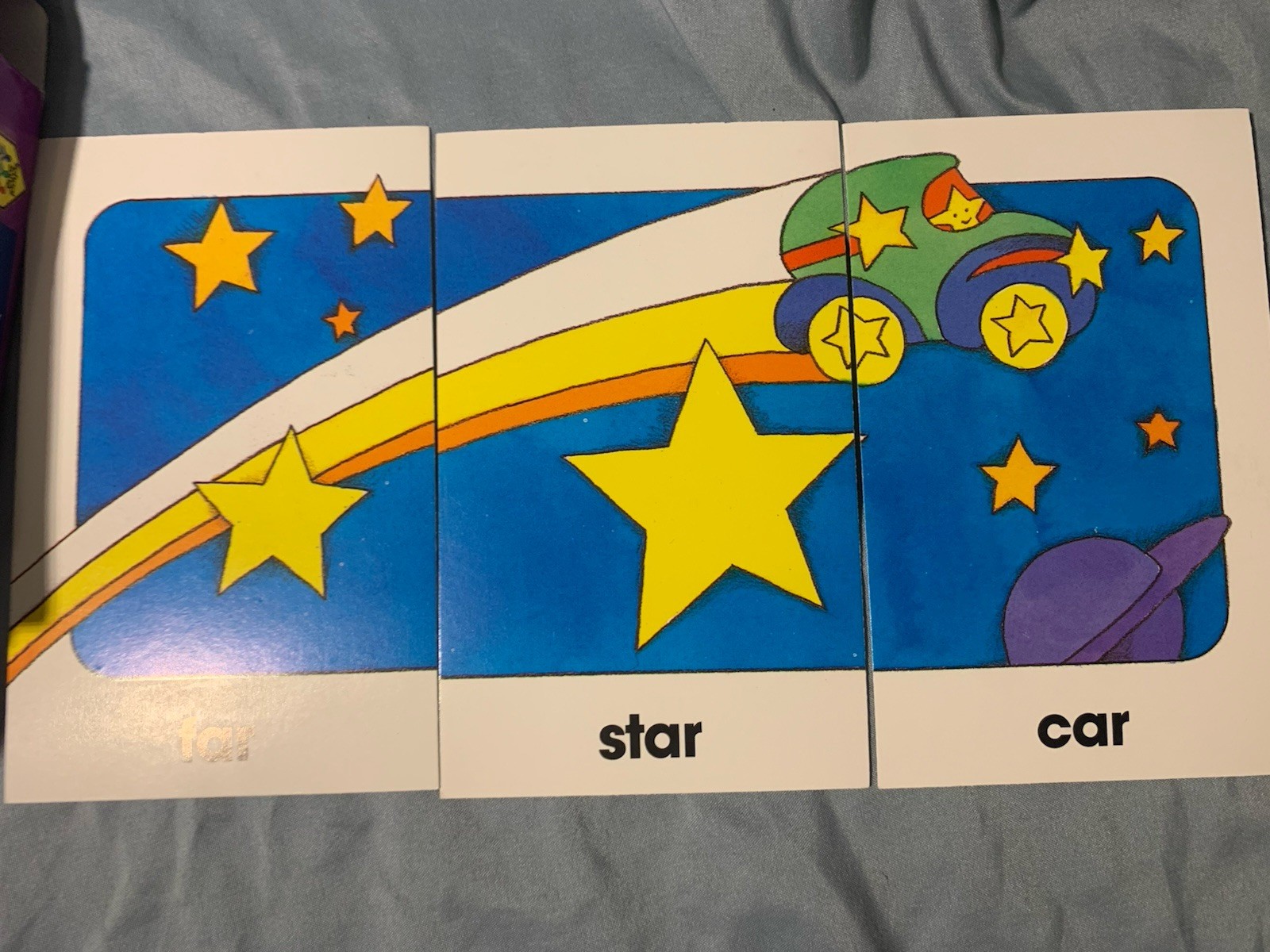 School Zone Three-Word Rhymes Puzzle Cards 05026 Ages 3+ for 3-4 Years