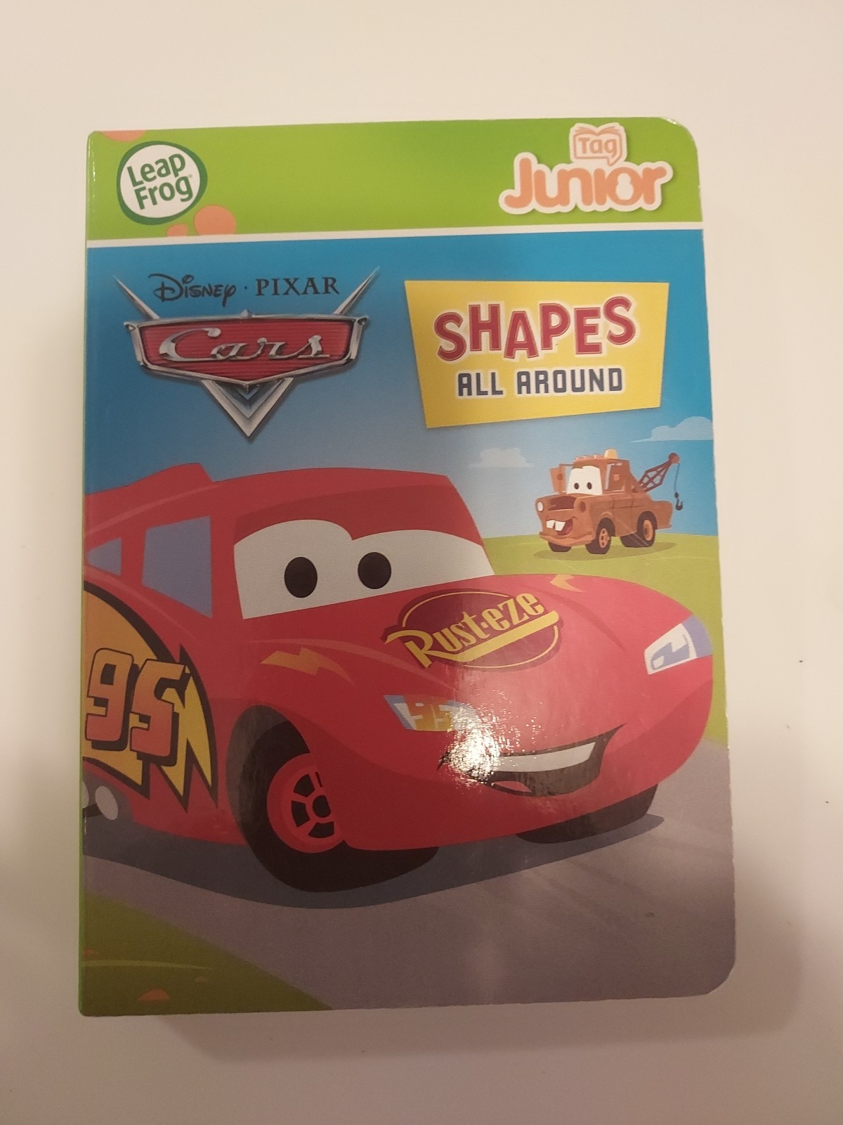 LeapFrog Tag Or LeapReader Junior Book– Disney- PIXAR – CARS- SHAPES– USED