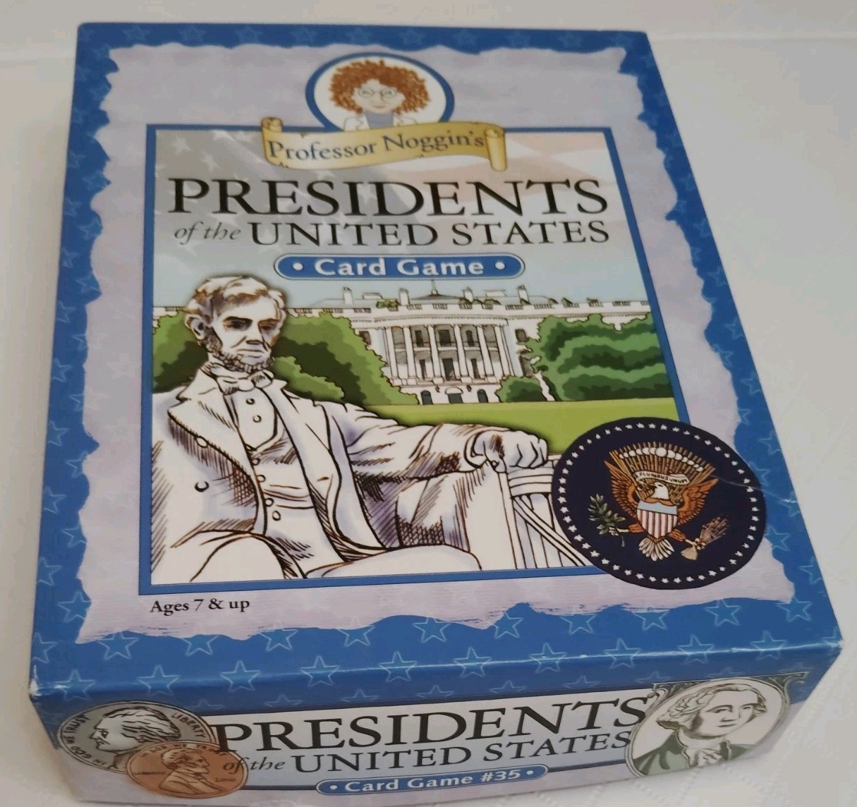 Professor Noggin’s Presidents of the United States Card Game ages 7+ 2-8 players