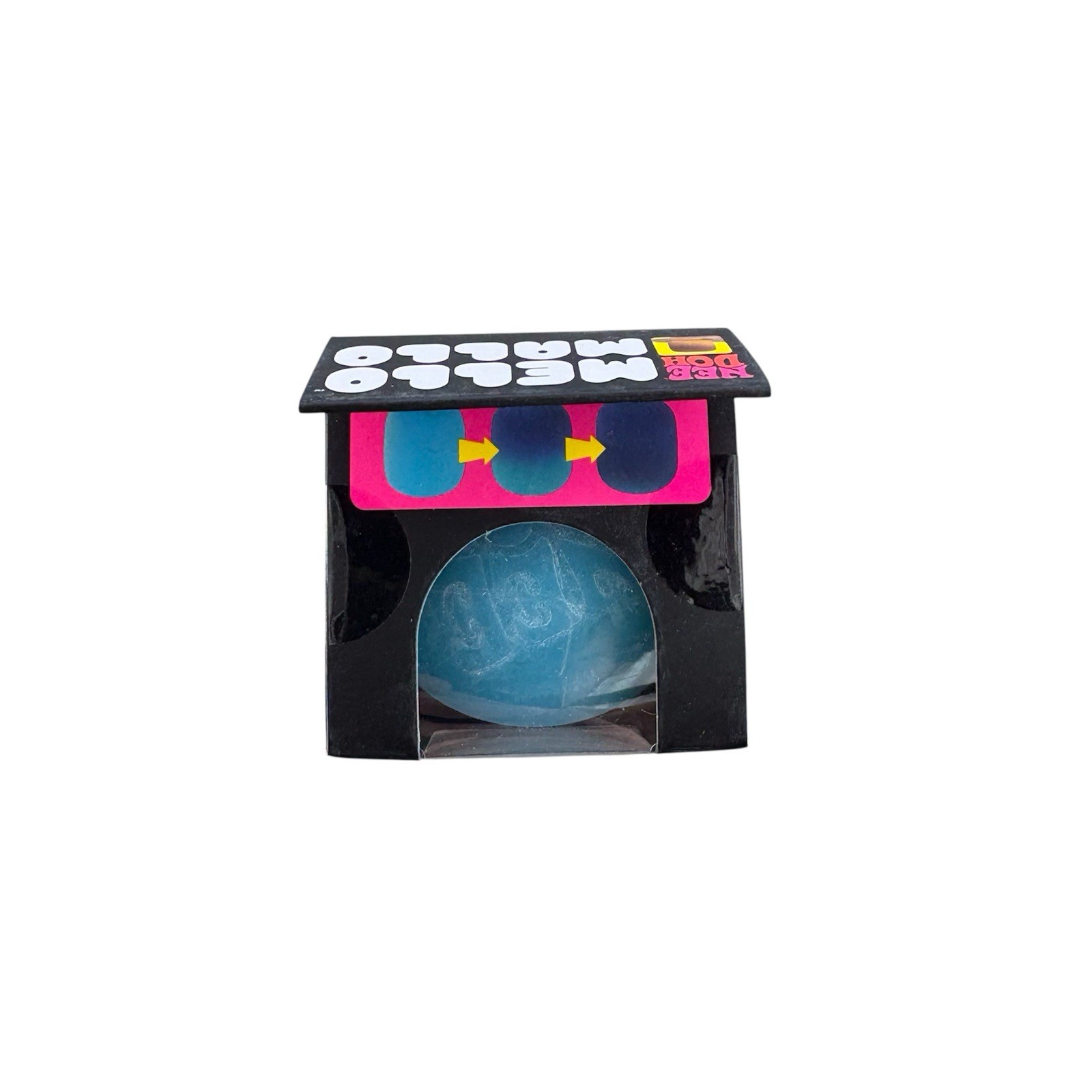 BLUE NeeDoh Mello Mallo Color Change Squishy, Nee Doh Mellow Mallow Squeeze Toy